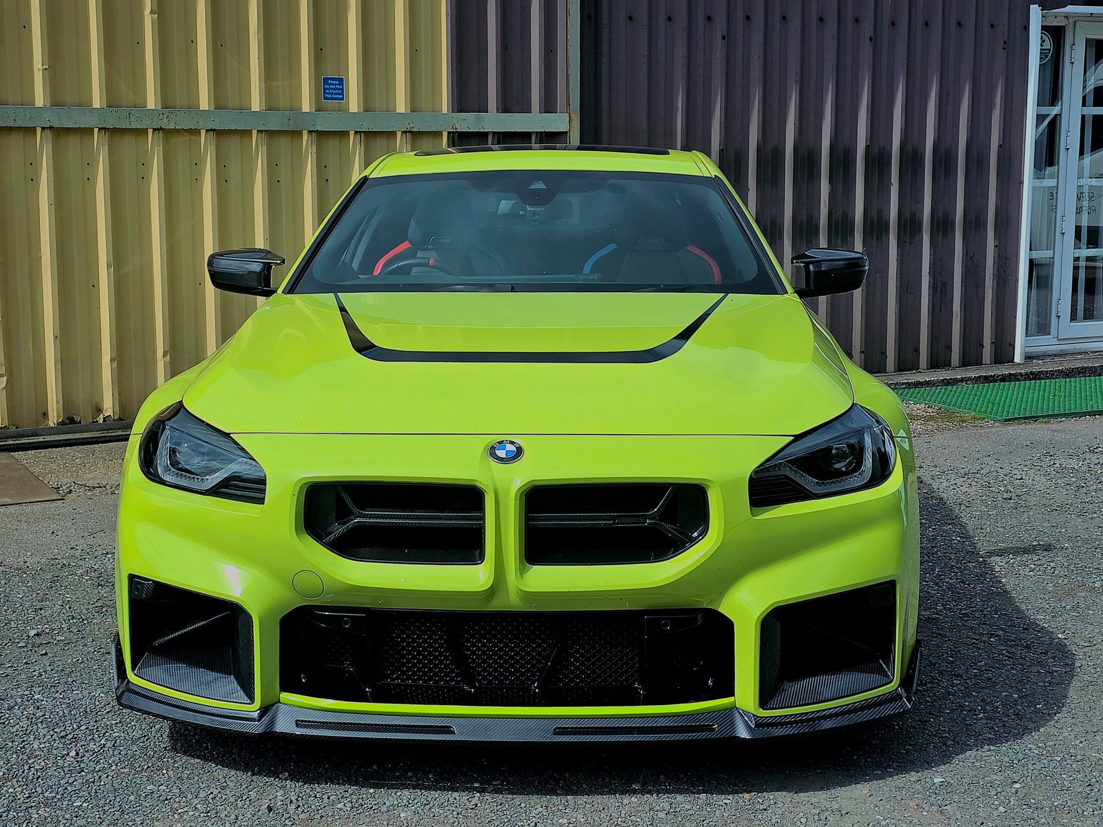 BMW G87 M2 CARBON FIBRE FRONT GRILLE S2 CSL STYLE - Image 3