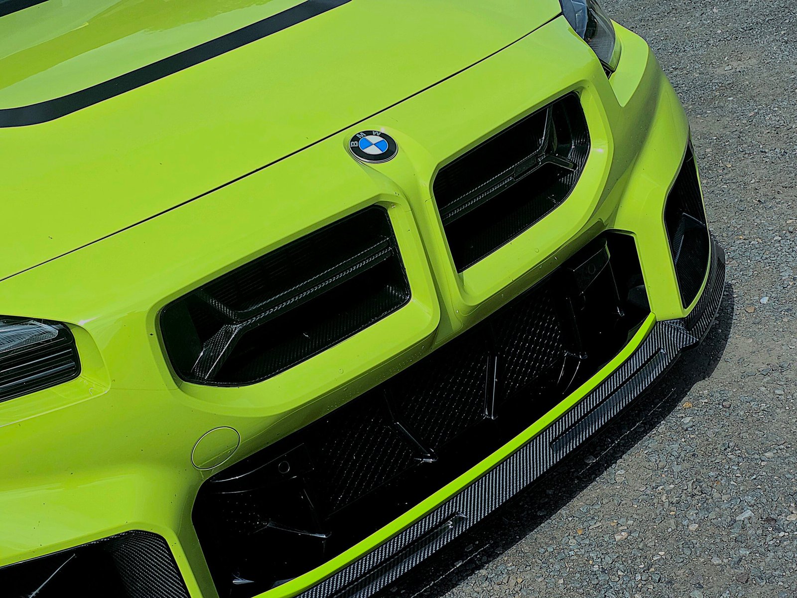 BMW G87 M2 CARBON FIBRE FRONT GRILLE S2 CSL STYLE