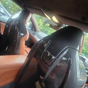 BMW GXX/F9X FULL CARBON FIBRE SEATS BACKS 4 PC WITH SEPARATE HEADREST