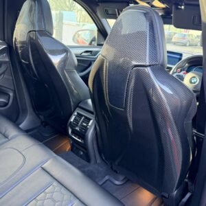 BMW GXX/F9X FULL CARBON FIBRE SEATS BACKS 4 PC WITH SEPARATE HEADREST