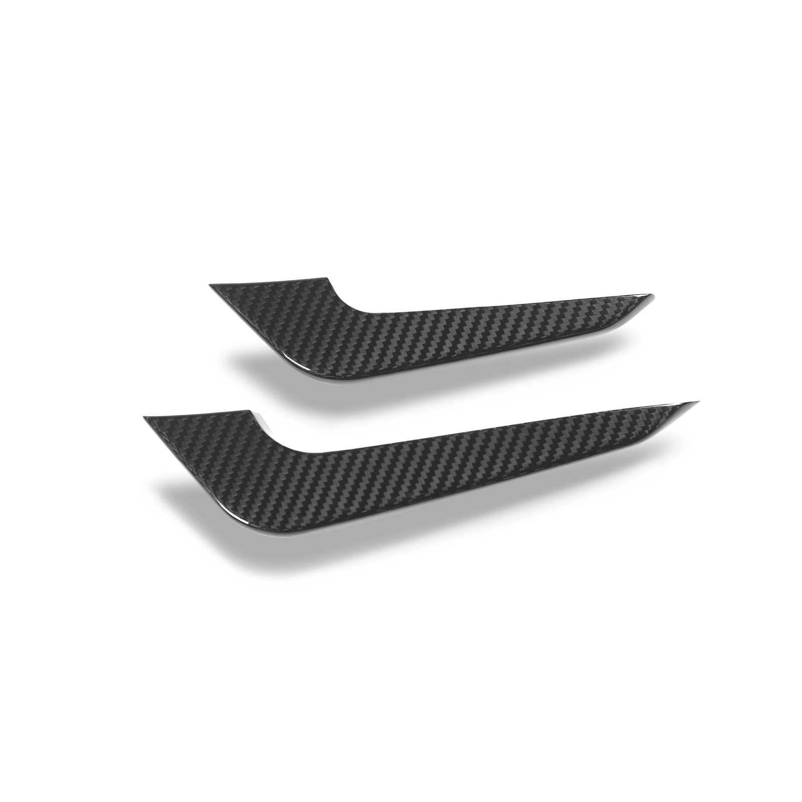AUDI RS3 8Y PRE-FACELIFT CARBON FIBRE FRONT BUMPER CANARDS - Image 3