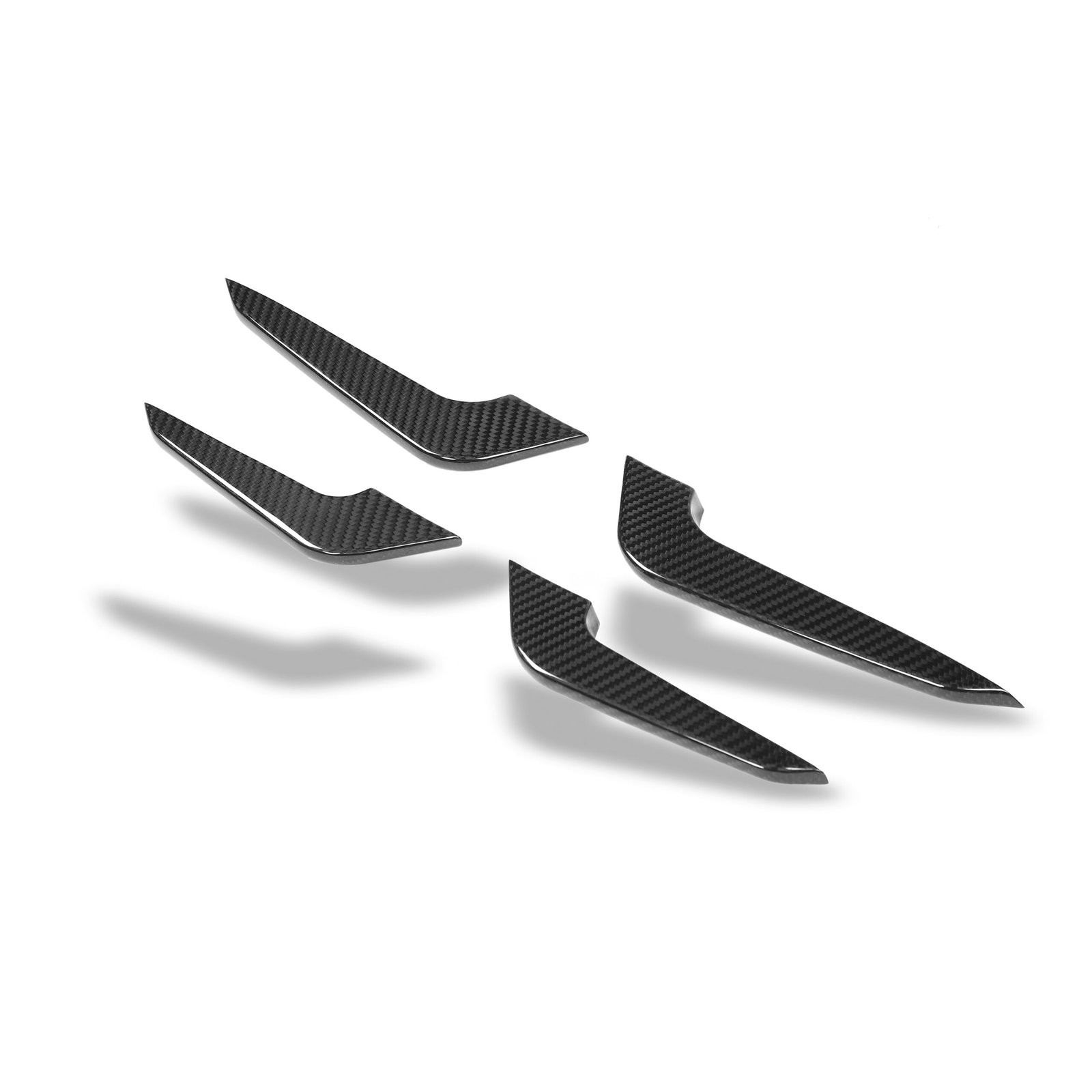 AUDI RS3 8Y PRE-FACELIFT CARBON FIBRE FRONT BUMPER CANARDS