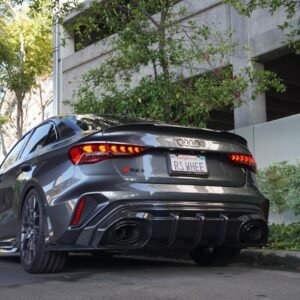 AUDI RS3 8.5Y FACELIFT 2025+ SEDAN/SALOON CARBON FIBRE DIFFUSER - AYAAN RD2 PRO