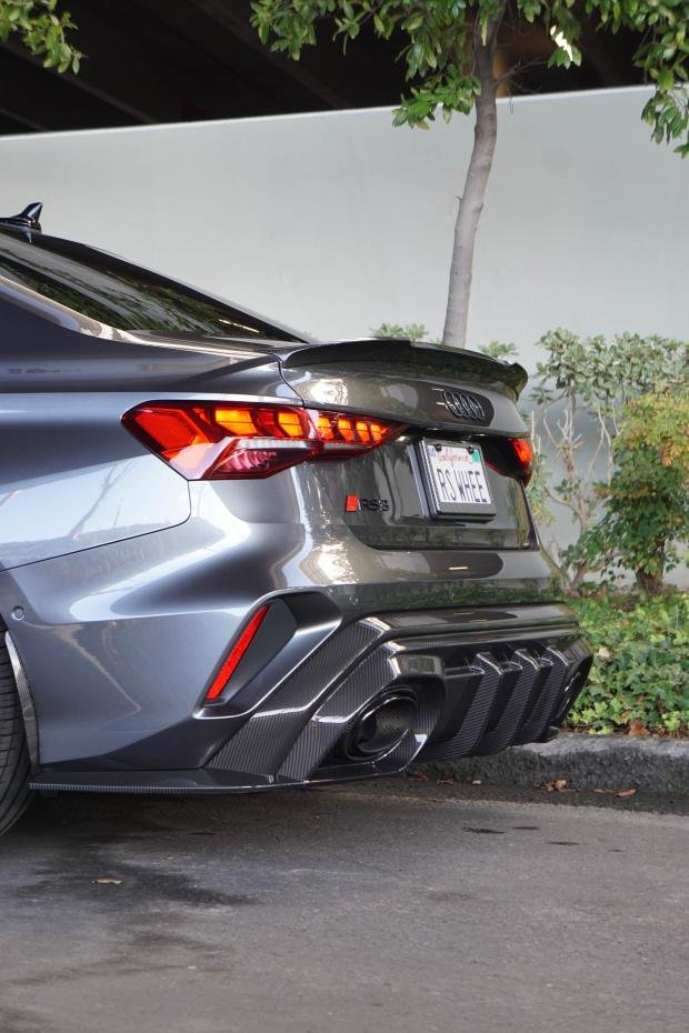 AUDI RS3 8.5Y FACELIFT 2025+ SEDAN/SALOON CARBON FIBRE DIFFUSER - AYAAN RD2 PRO - Image 8